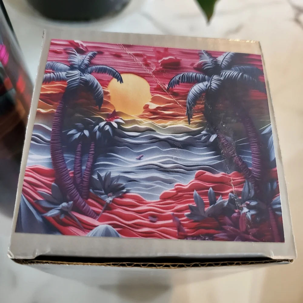 3D Art Palm Trees 30oz Tumbler 🎉sale